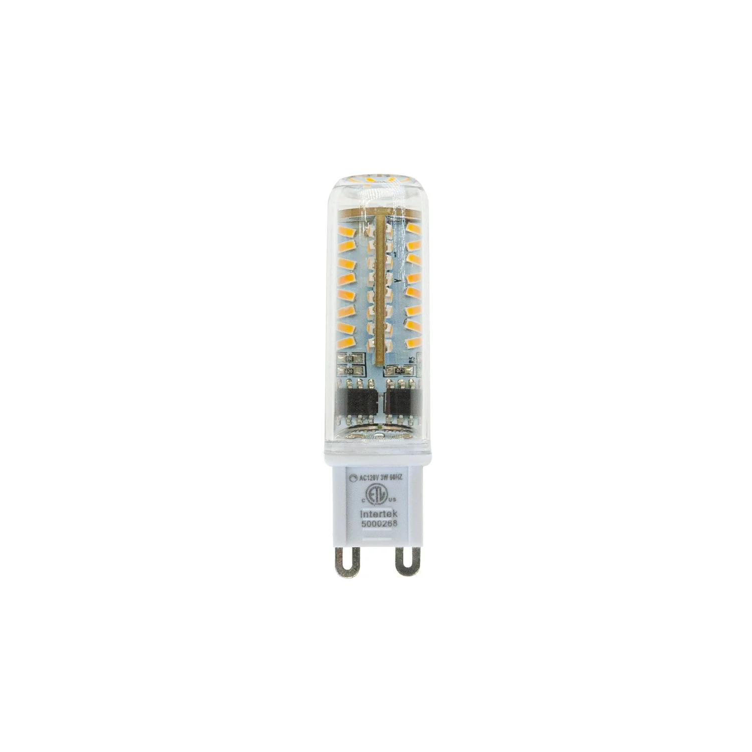 G9 LED Bi-pin Base Light Bulb, 120V 3W 3000K(Warm White)