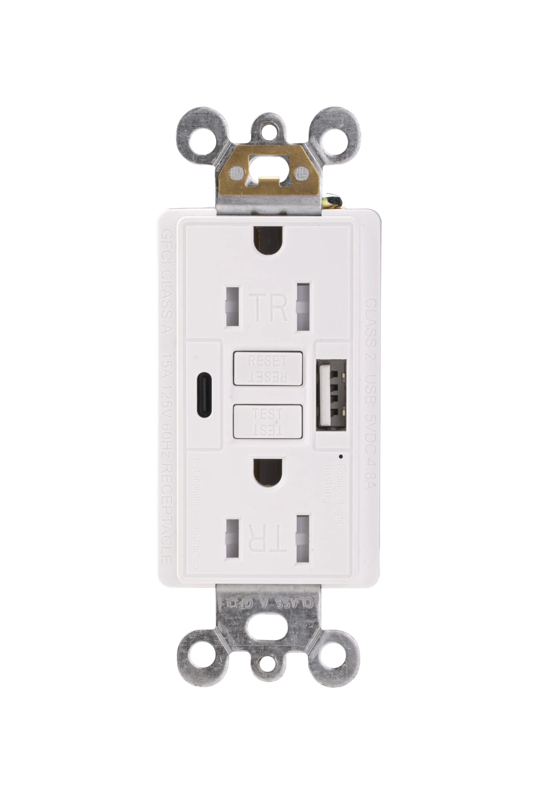 Votatec GFCI & USB Charger BCG-004U 125V 20A - Image 2