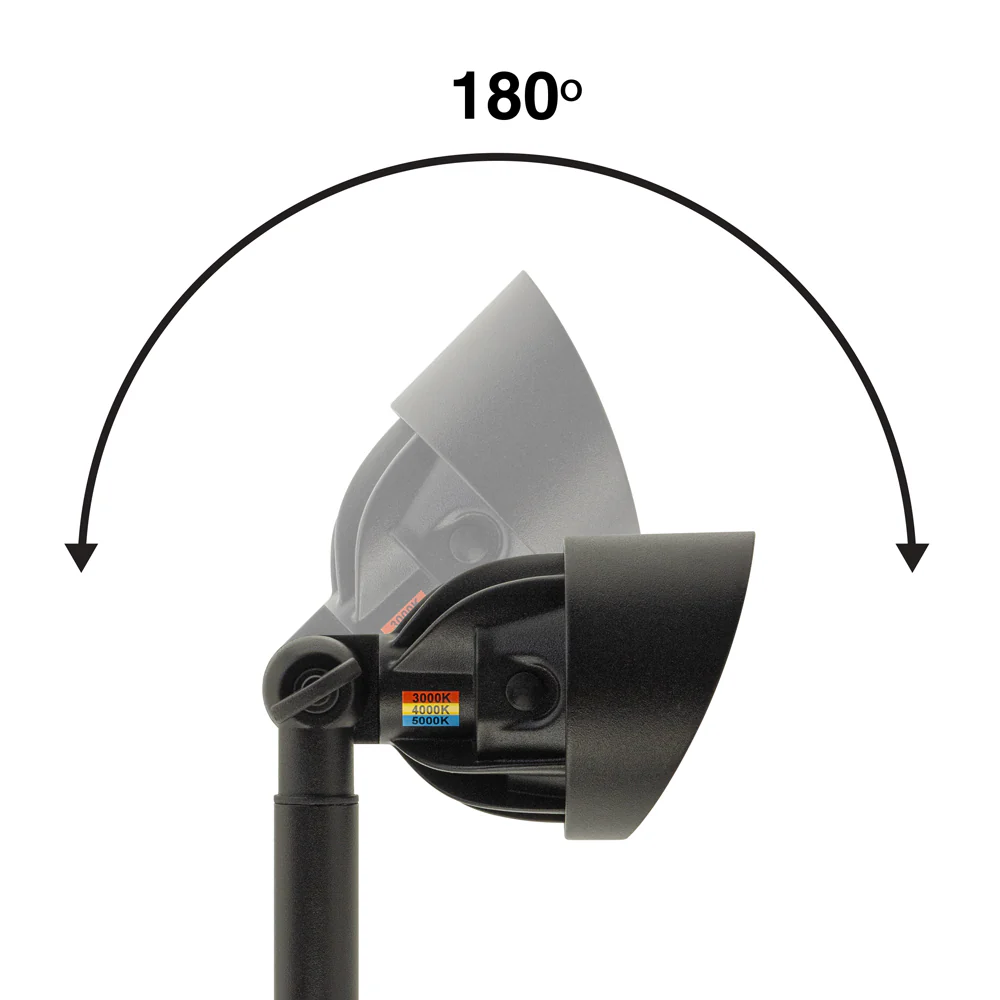 Votatec Landscape Spot Light – 3CCT Adjustable VO-GDW8-3WAY-12-SP 12V 8W CCT(3K, 4K, 5K) - Image 5