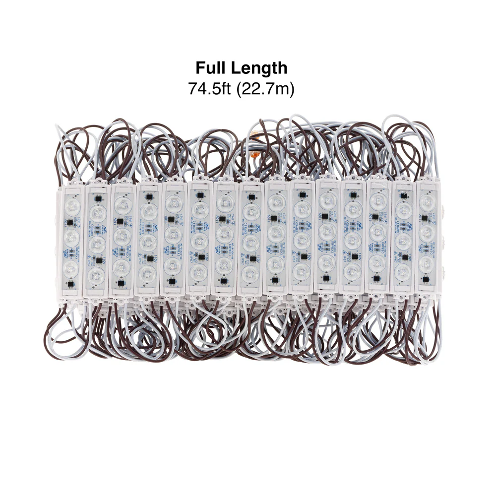 LED Backlighting for sign, 9218 110V 3 LEDs, 6500K (Pack of 100) - Image 3