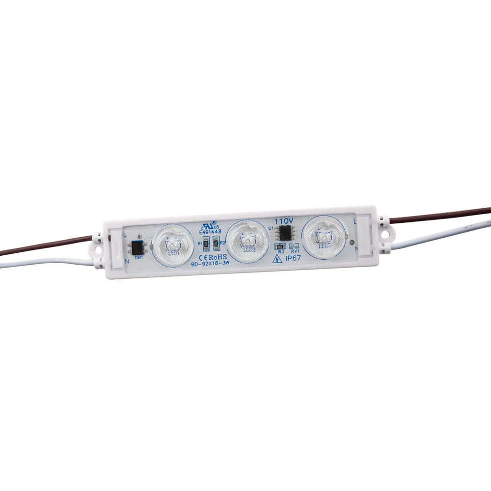 LED Backlighting for sign, 9218 110V 3 LEDs, 6500K (Pack of 100) - Image 6