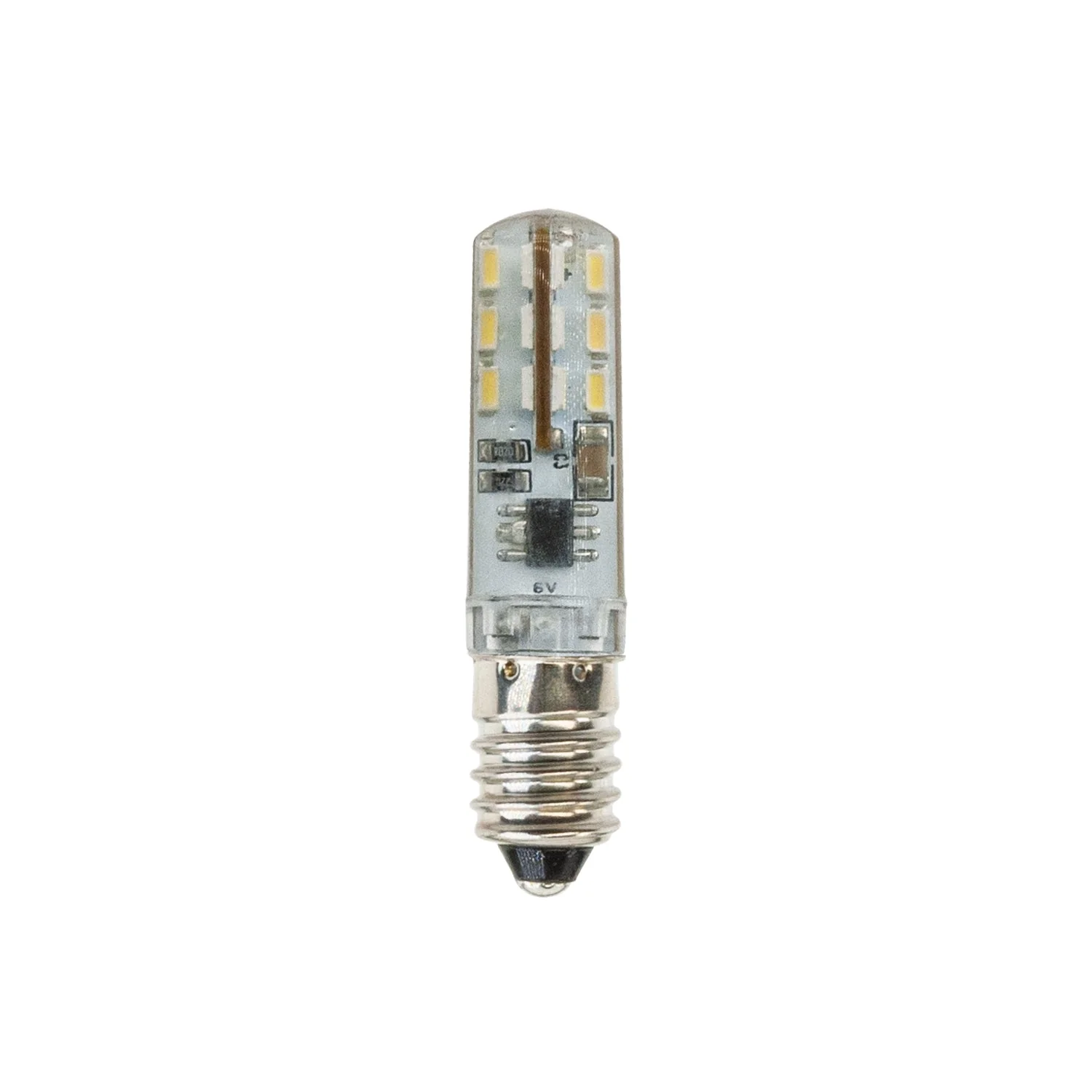 LED Bulb E10 base Corn Bulb, 6V 1W 6000K(Cool White)