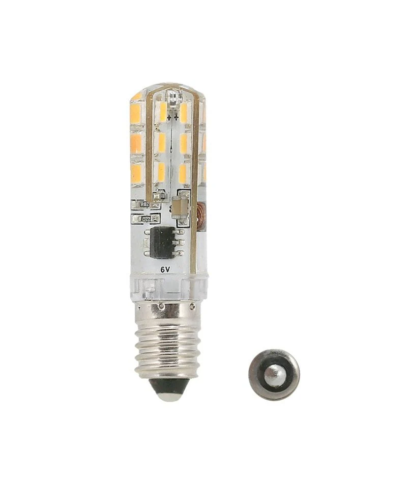 E10 base Corn LED Bulb, 6V 1W 3000K(Warm White) - Image 3