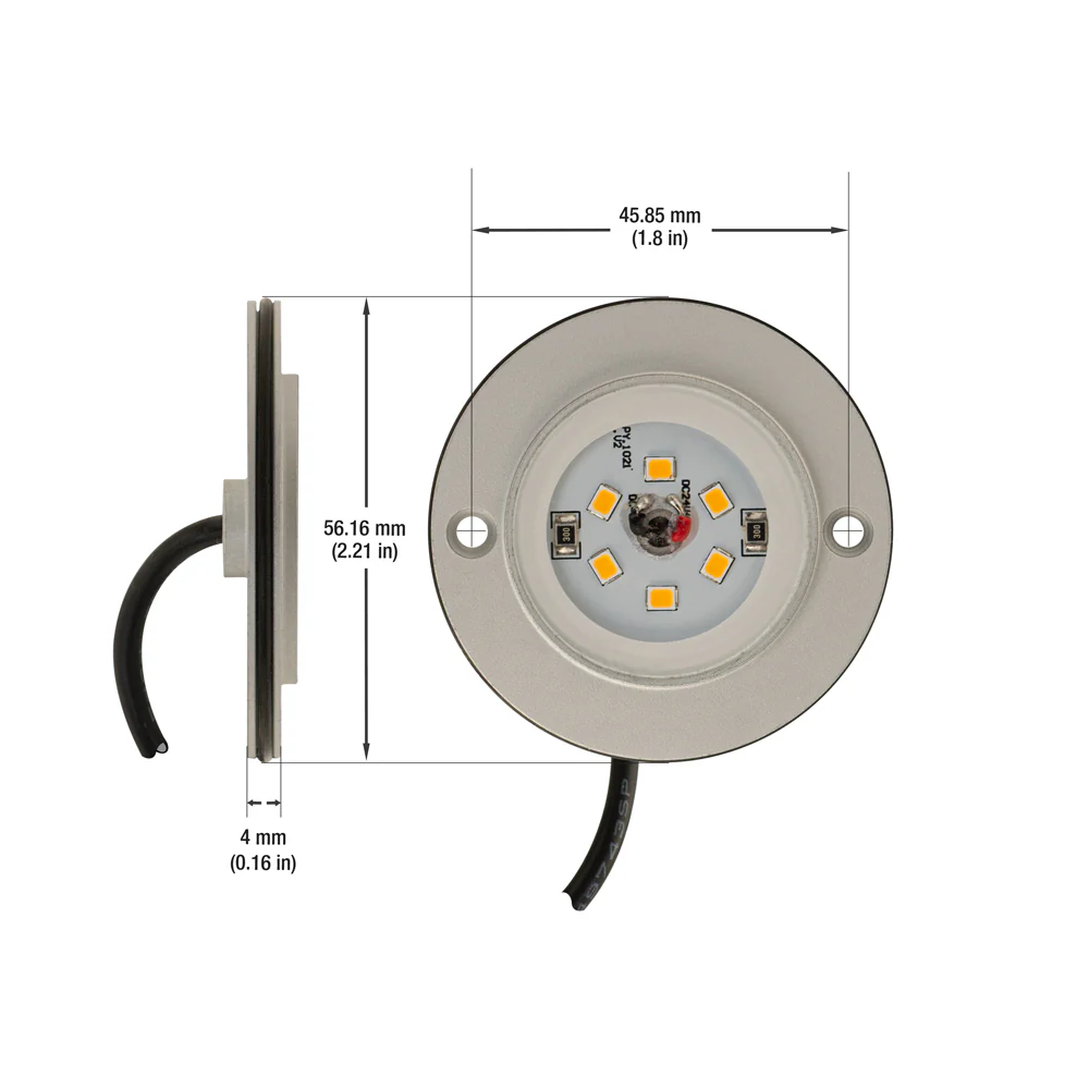 UL-1021-0300-A-C4 LED Deck And Wall Light, 24V 3W Four way Light - Image 5