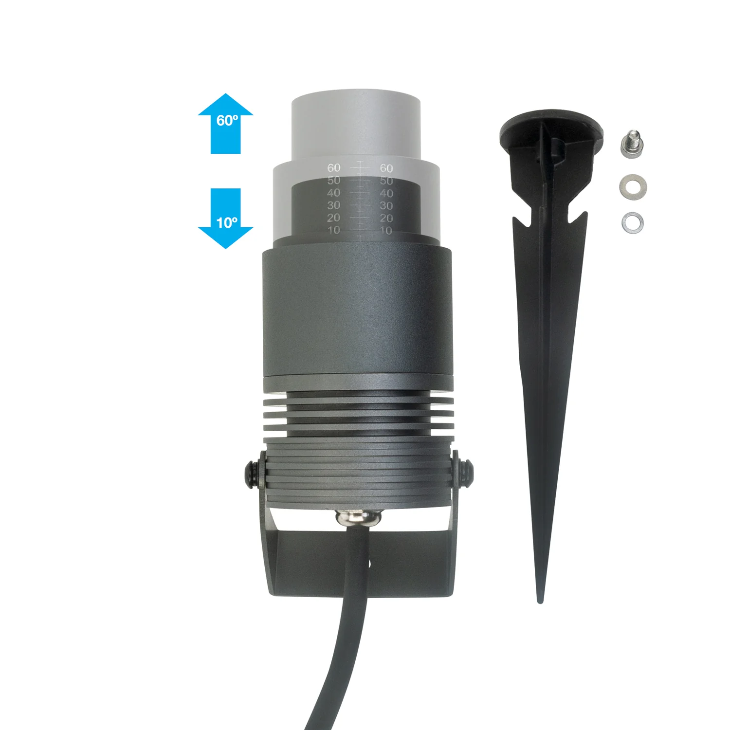 UL-12W-COB-1200-B Landscape Spotlight, 12-24V 12W 3000K(Warm White) - Image 4