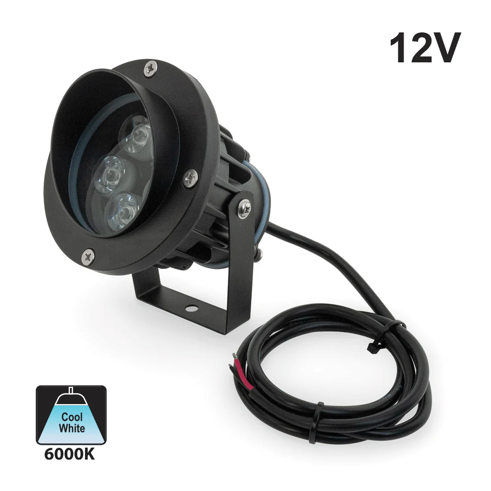 LED Landscaping Light 5 x 1W Spot Light, 12V 5W 6000K(Cool White)