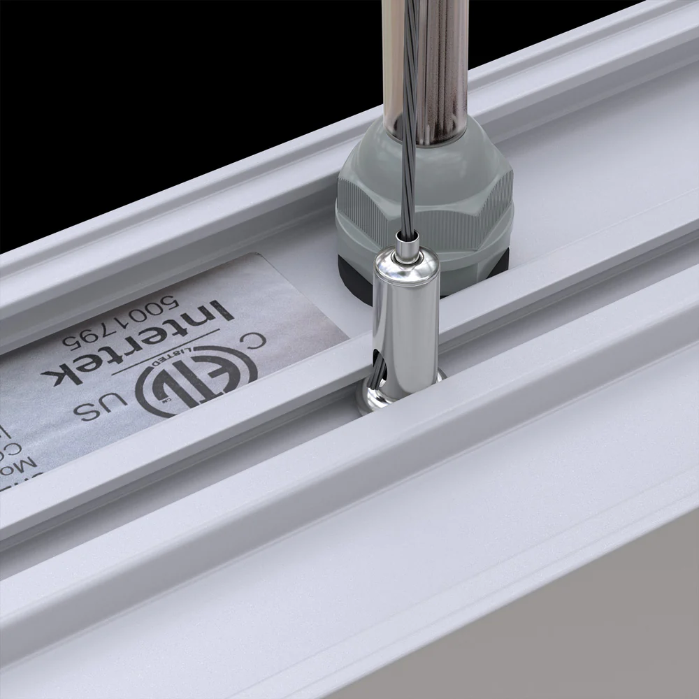 LED Low Glare Linear Suspension Light 4ft, 100-277V 38W 4000K(Natural White) - Image 3