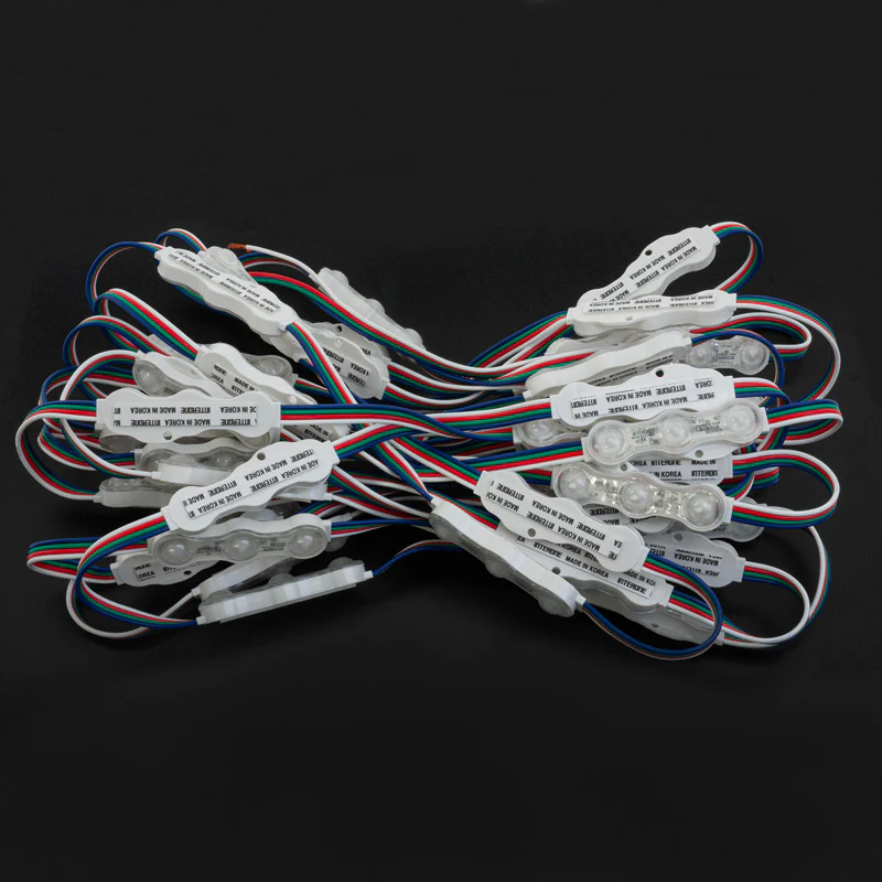 LED Backlight for sign, 5050 12V 3 LEDs, RGB ( Pack of 50 ) - Image 4
