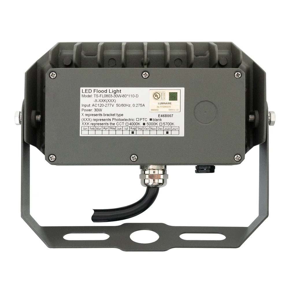 LED Outdoor Flood Light Dimmable, 120-277V 30W 5000K(Daylight) - Image 4