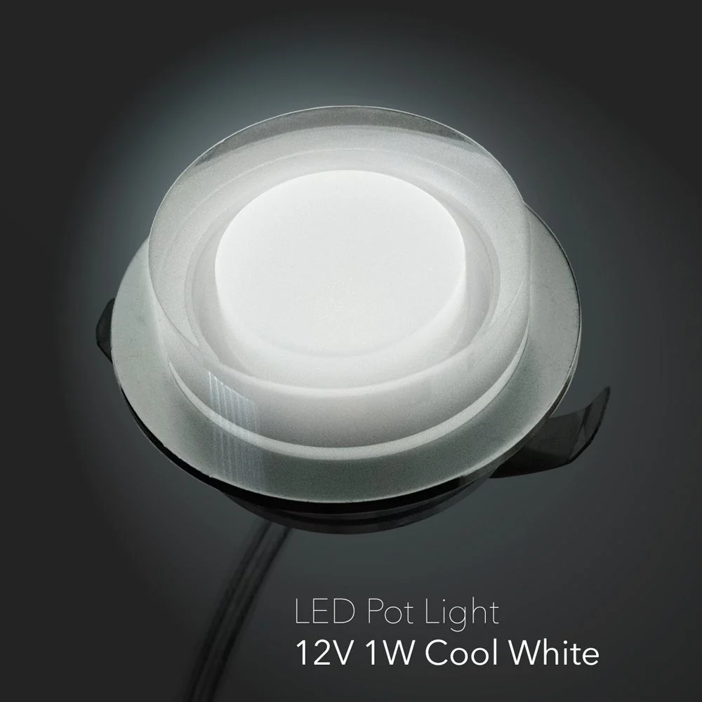 LED Pot Light, 12V 1W CCT(2.7K, 3K, 3.5K, 4K, 5K, Red, Yellow, Blue, Green) - Image 2