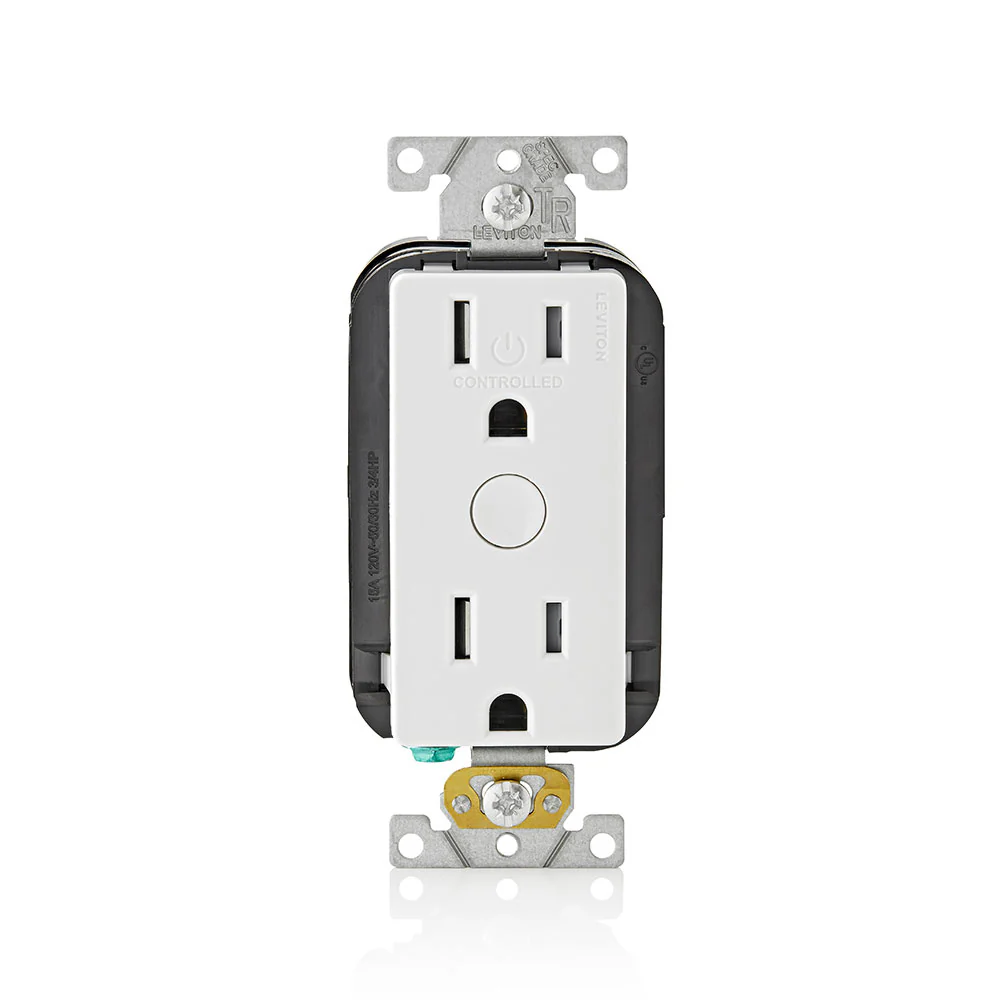 Leviton Decora Smart Tamper-Resistant Outlet with Wi-Fi Technology 120V DW15R - Image 4