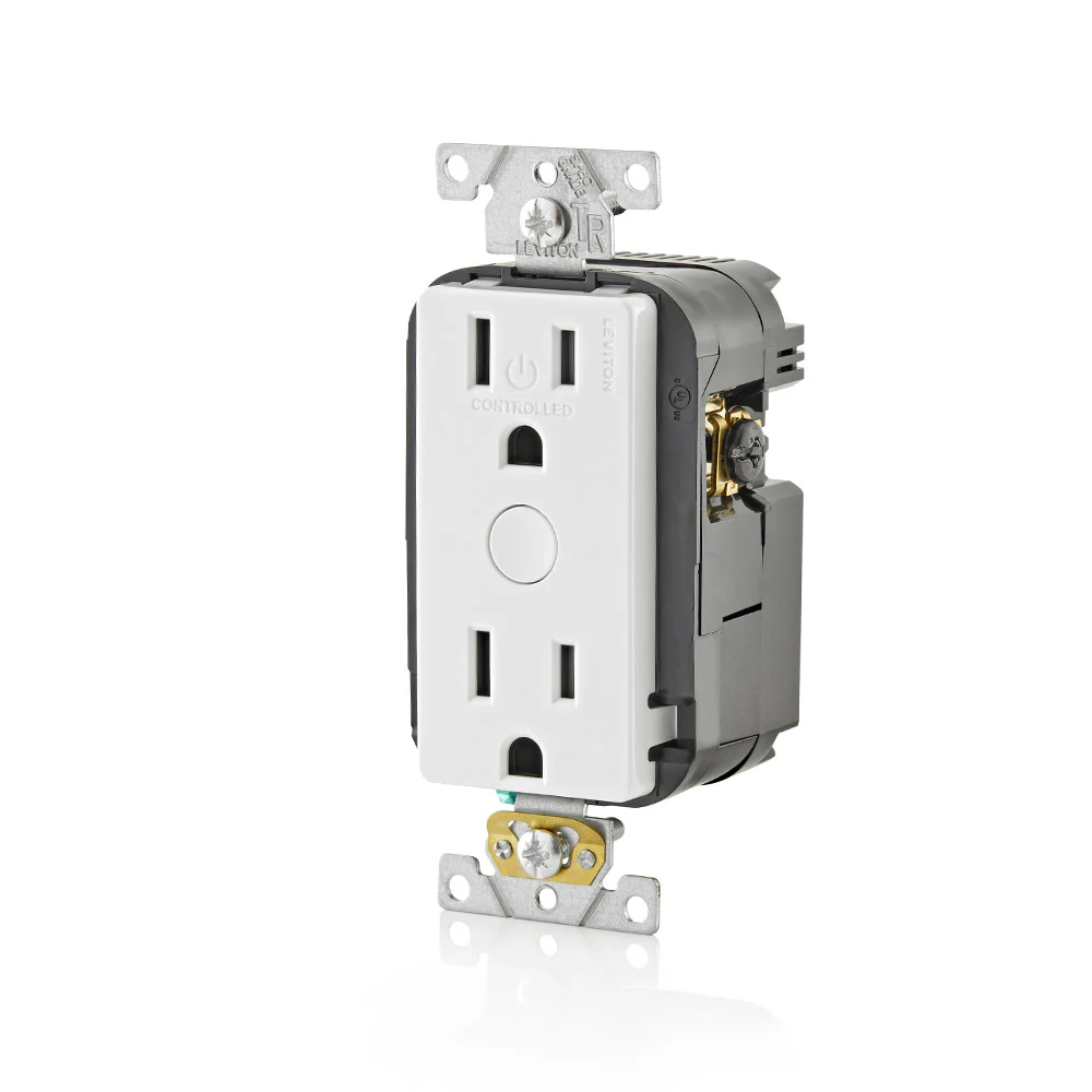 Leviton Decora Smart Tamper-Resistant Outlet with Wi-Fi Technology 120V DW15R - Image 5