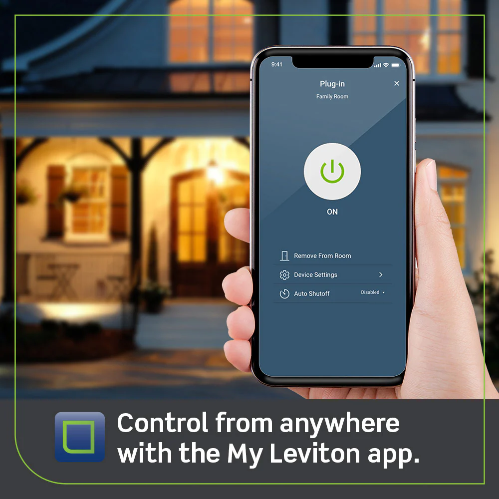 Leviton Decora Smart Wi-Fi Mini Plug-In Switch Dimmer (2nd Gen) 120V 5A D215P - Image 3