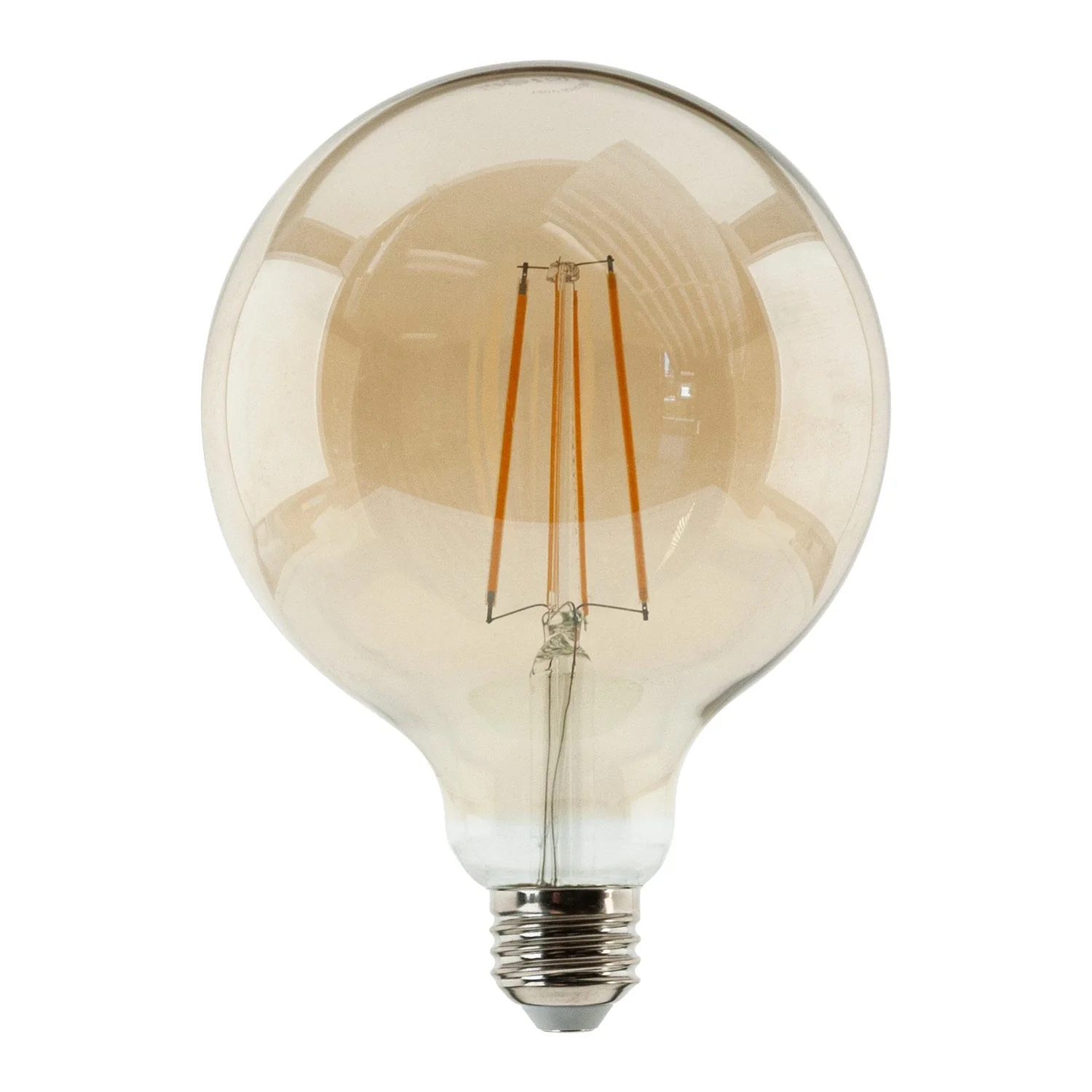 Li-Tech G40 LED Filament Bulb, 120V 5W 2200K(Amber White) - Image 2
