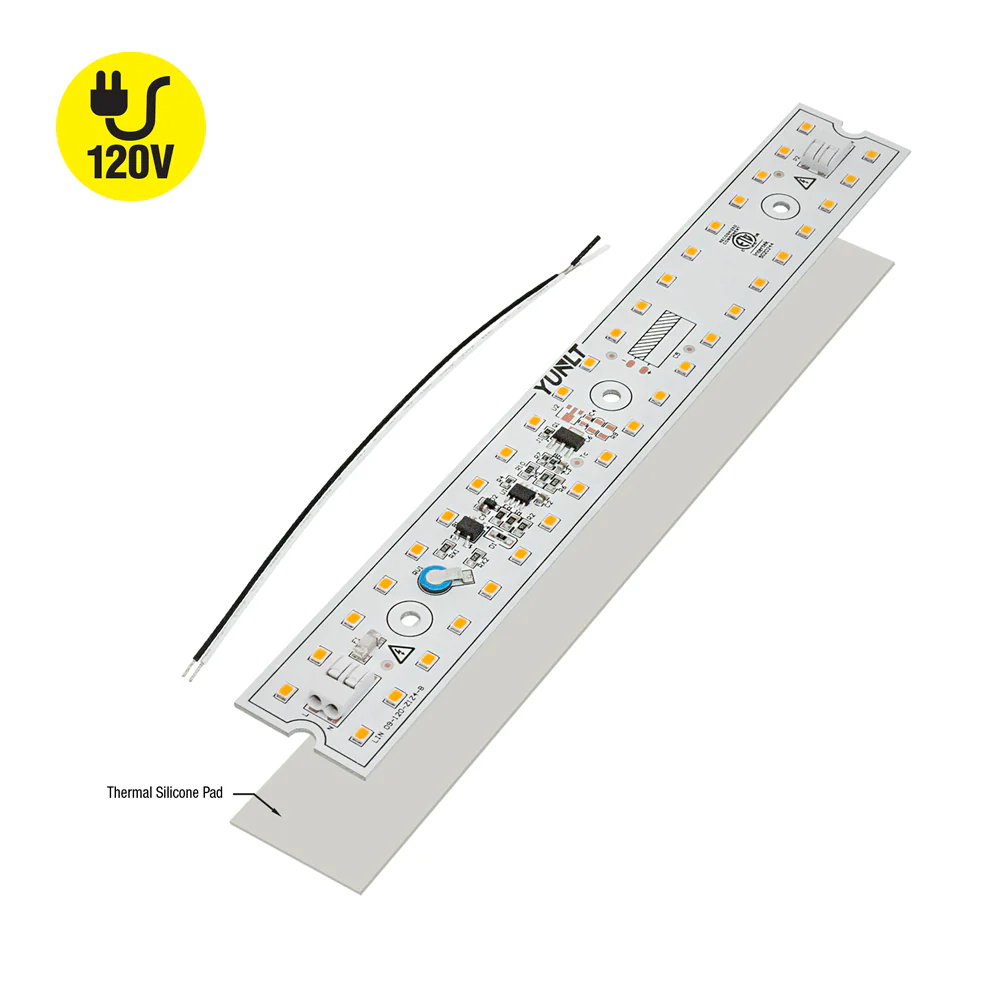 9 inch Linear LED Module Driverless Engine LIN 09-012W-930-120-S3-Z1B, 120V 12W 3000K(Warm White) - Image 5