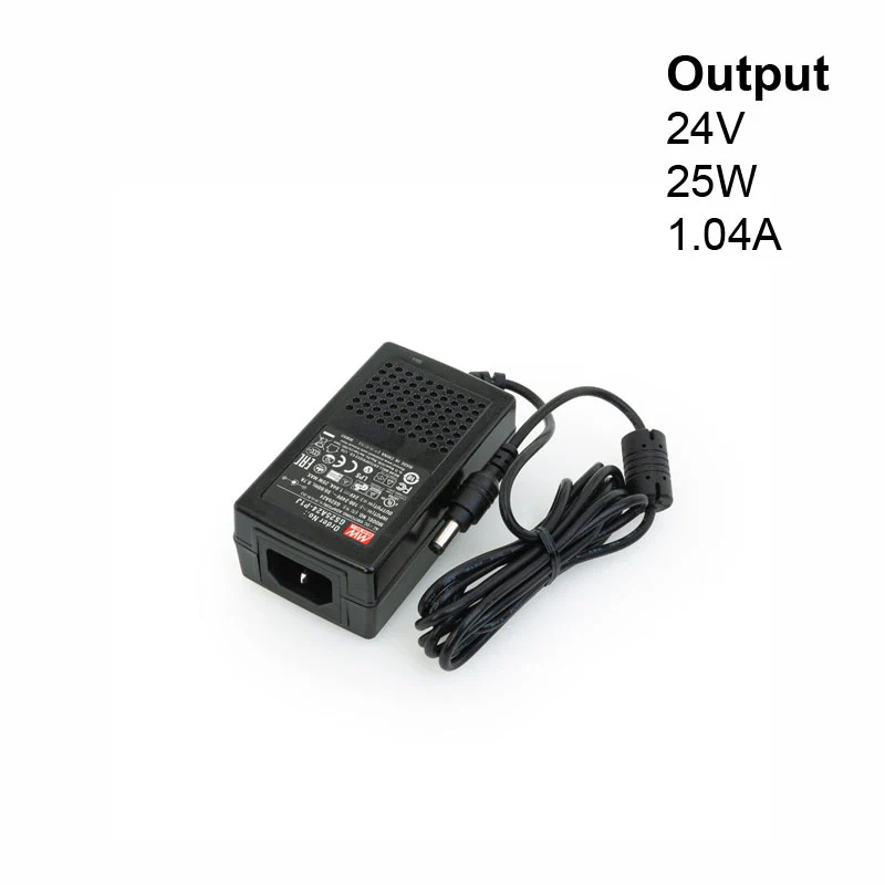 Mean Well GS25A24-P1J Non-Dimmable Plug-In LED Driver, 24V 1.04A 25W