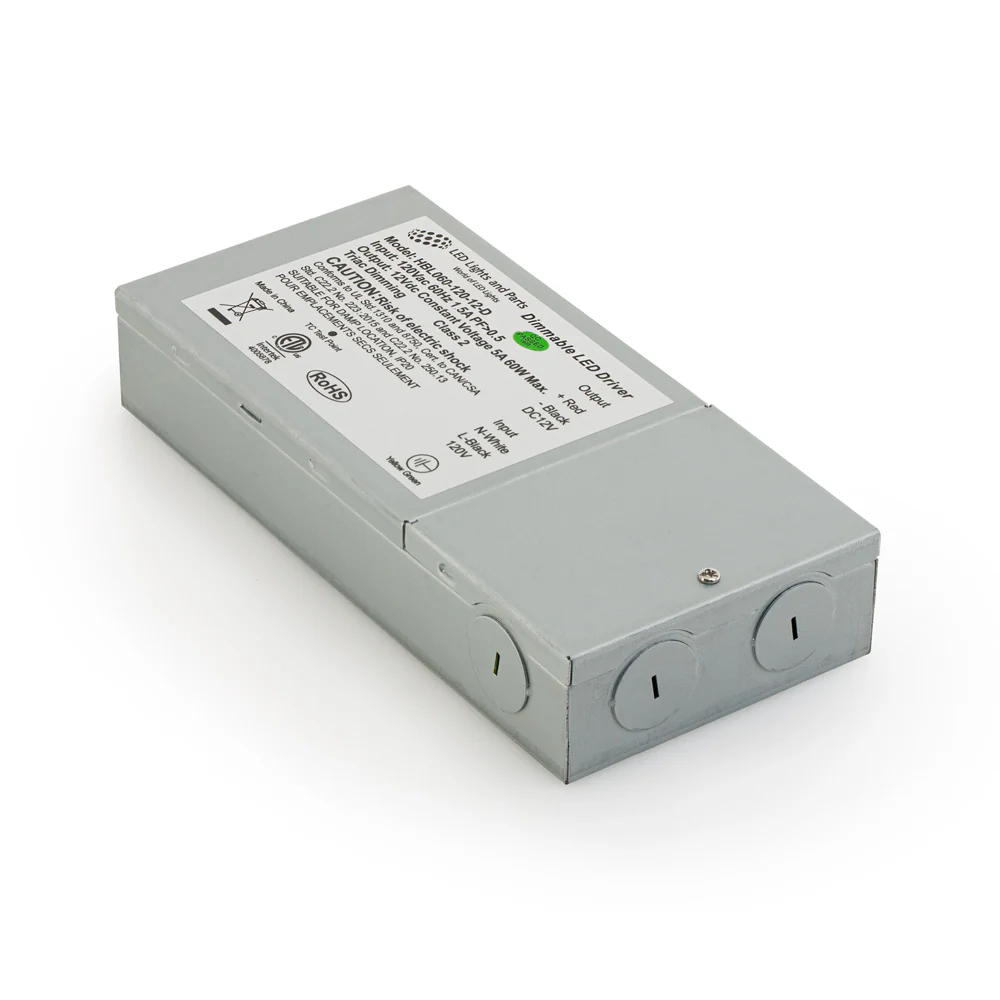 HBL060-120-12-D Metal Case Constant Voltage LED Driver, 12V 5A 60W - Image 5