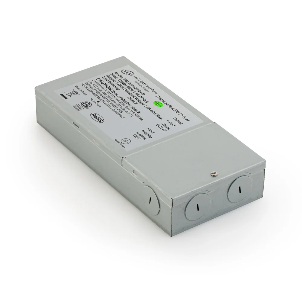 HBL060-120-24-D Metal Case Constant Voltage LED Driver, 24V 2.5A 60W - Image 5