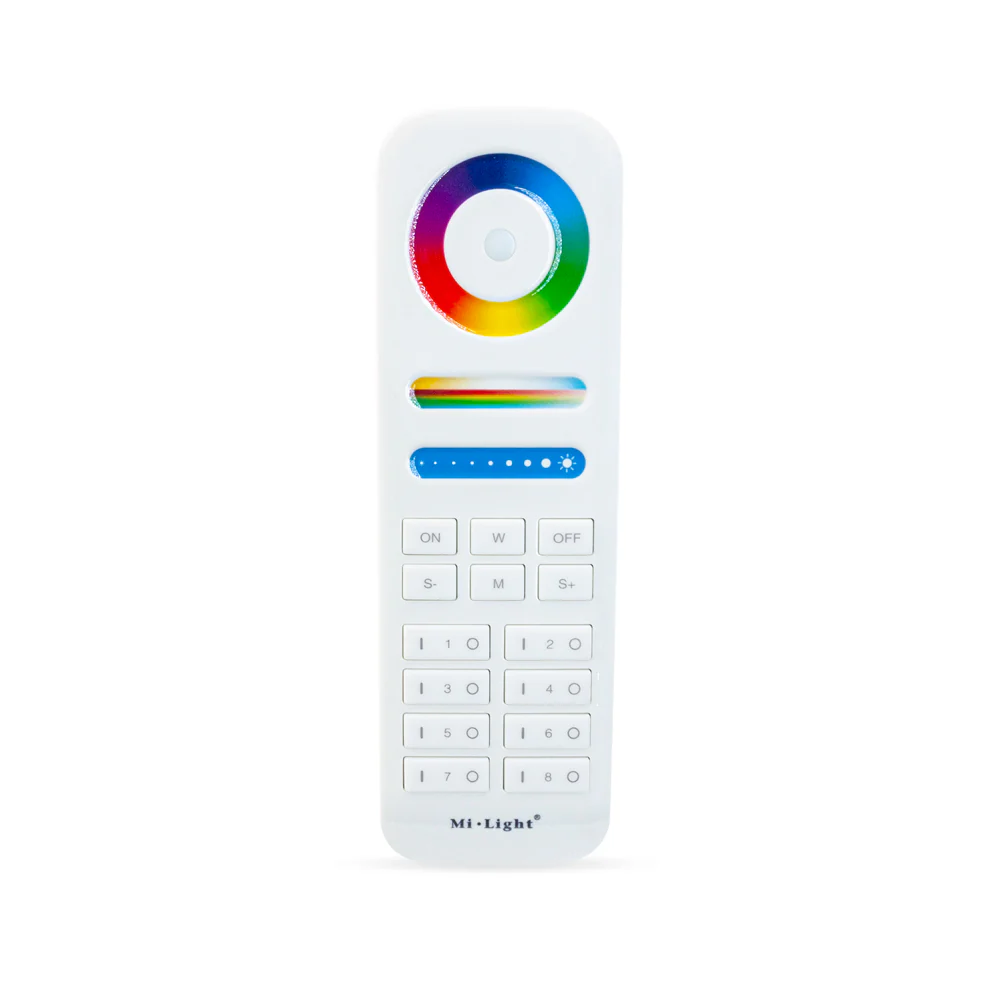 Mi-Light FUT089 2.4GHz 8-Zones RGB+CCT Smart Touch Remote Controller with Button - Image 3