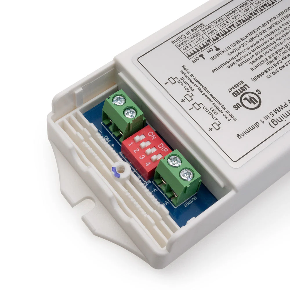 OTM-VPA40-DIP Selectable Constant Current LED Driver (5 in 1 Dimming) 300mA~1400mA 3-65V 40W - Image 5