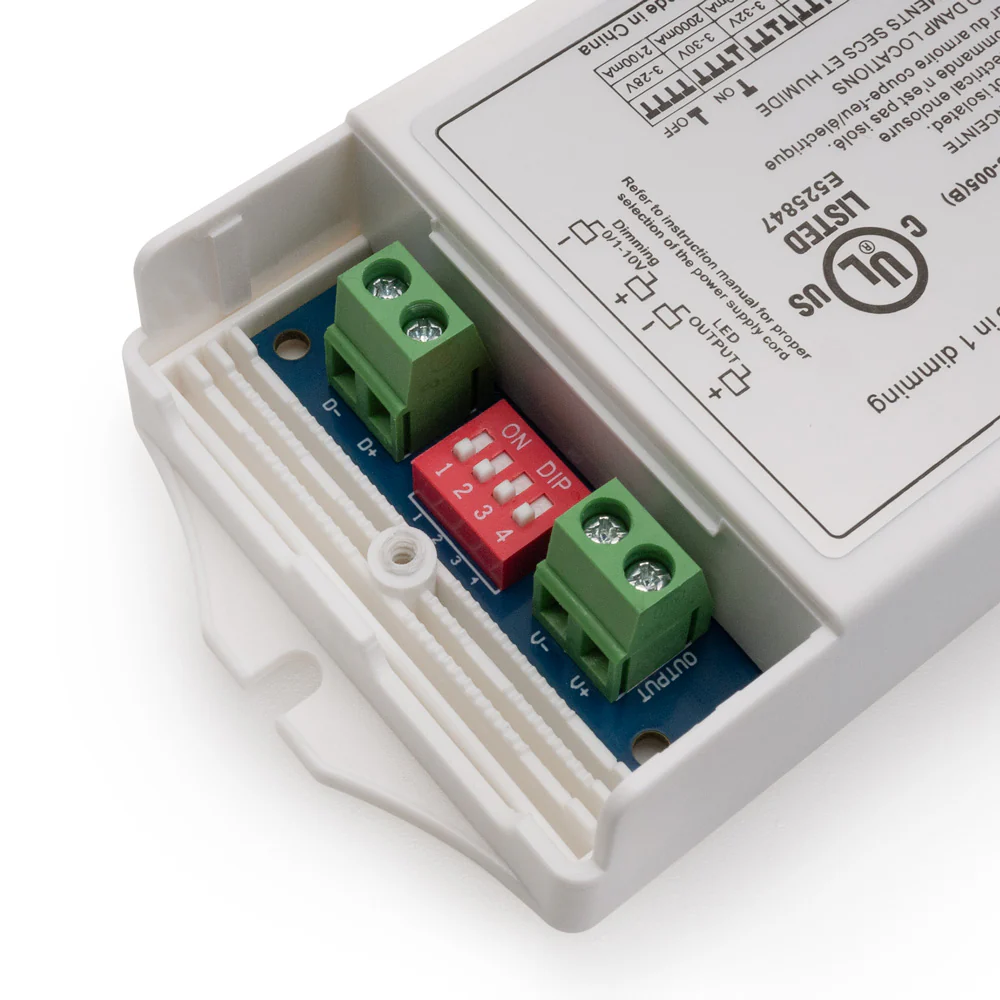 OTM-VPA60-DIP Selectable Constant Current LED Driver (5 in 1 Dimming) 600mA~2100mA 3-65V 60W - Image 4