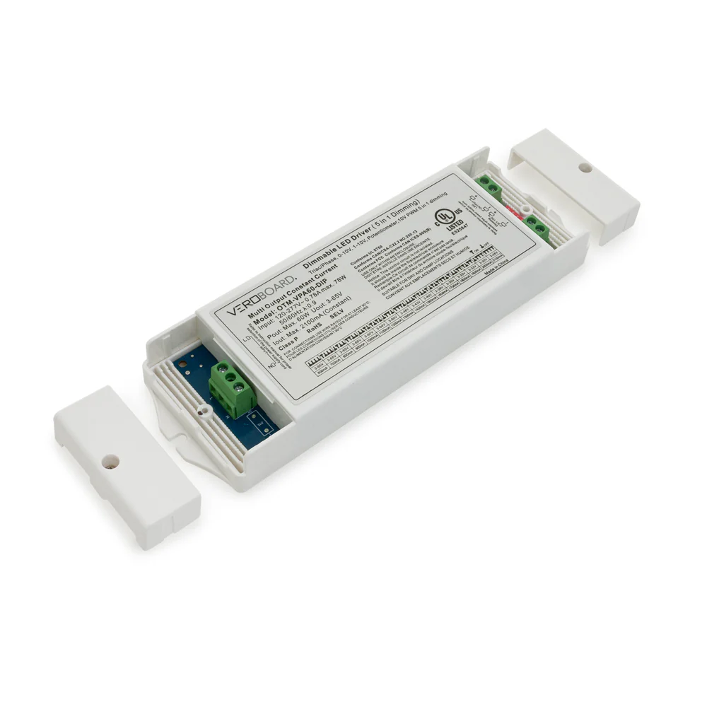 OTM-VPA60-DIP Selectable Constant Current LED Driver (5 in 1 Dimming) 600mA~2100mA 3-65V 60W - Image 5