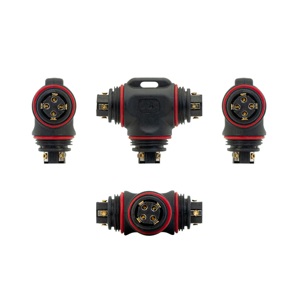 Outdoor(Waterproof) RGB T Shape screw type connector - Image 6