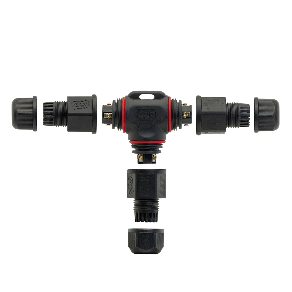 Outdoor(Waterproof) RGB T Shape screw type connector - Image 7