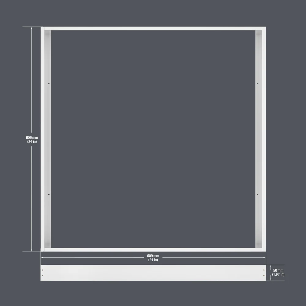 Panel Light Surface Mounting Bracket 2ft x 2ft - Image 3