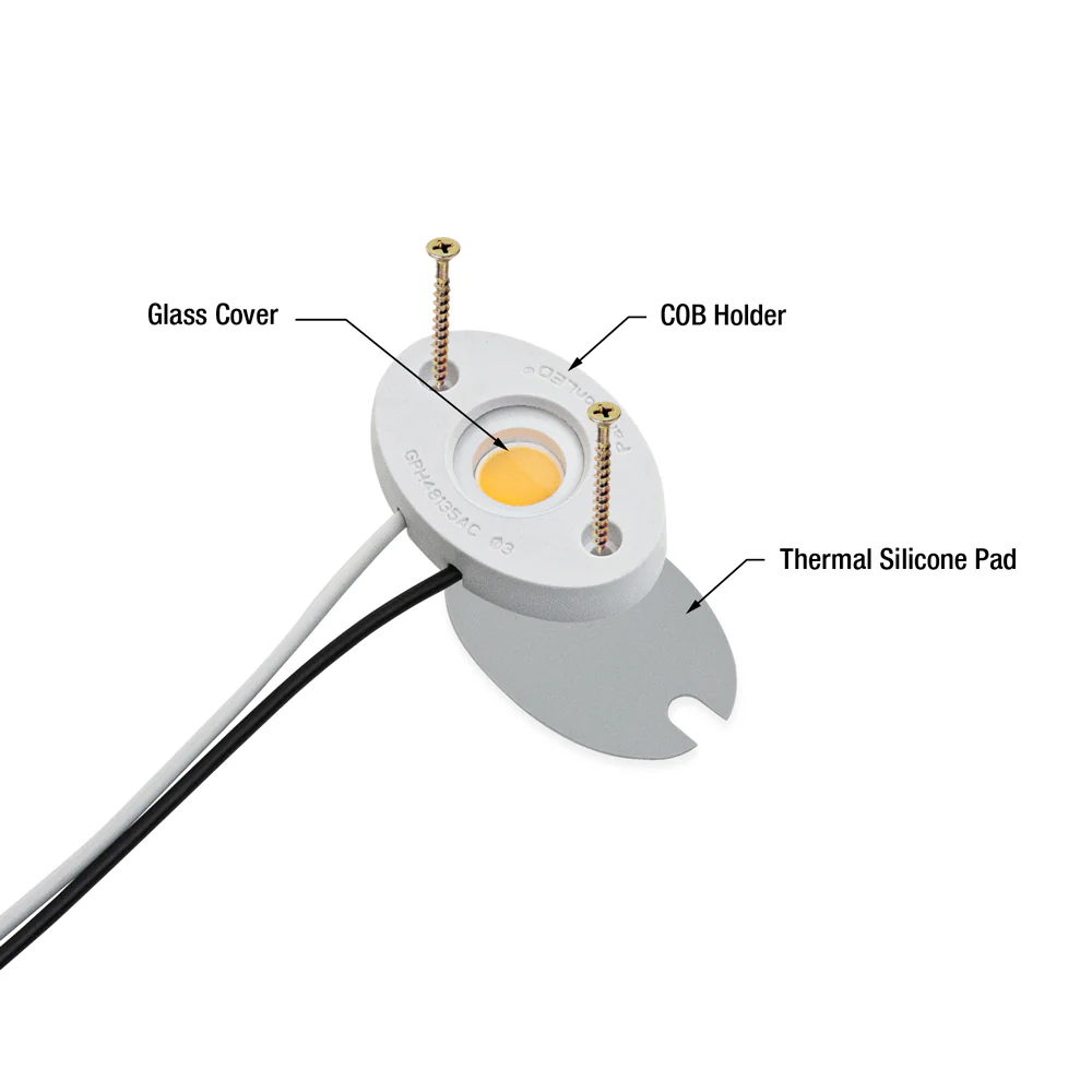CBAC-84-30135-120V-40 COB Paragon LED Module with GPH48135AC LED Holder, 120V 16W 4000K - Image 3