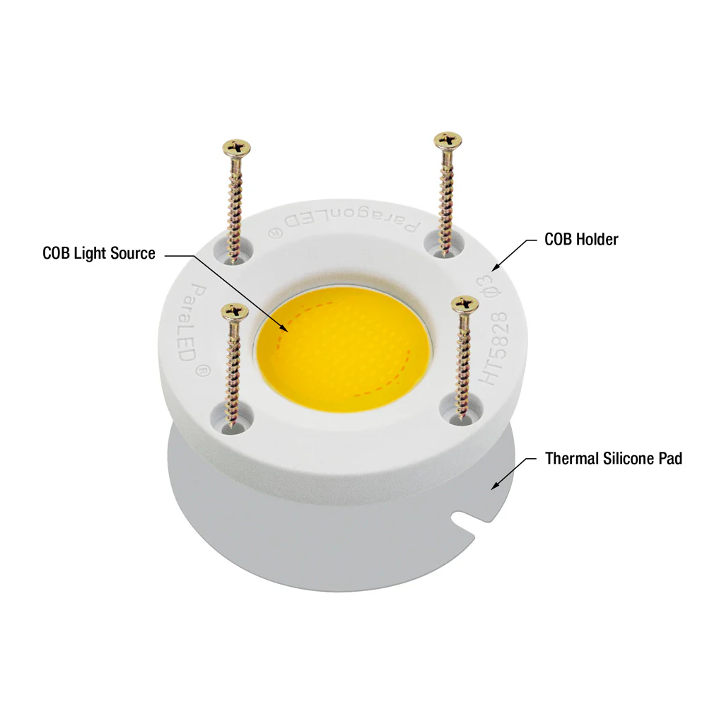 CDAC-80-5028-120V-27 COB Paragon LED Module with HT5828 LED Holder, 120V 20W 2700K - Image 4
