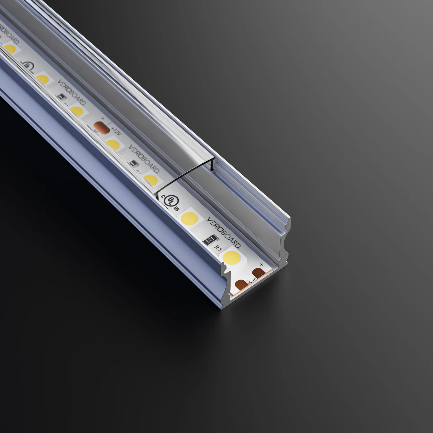 PC Clear Cover for Type 12 and Type 13 LED Channels, 3meter 118inches - Image 3
