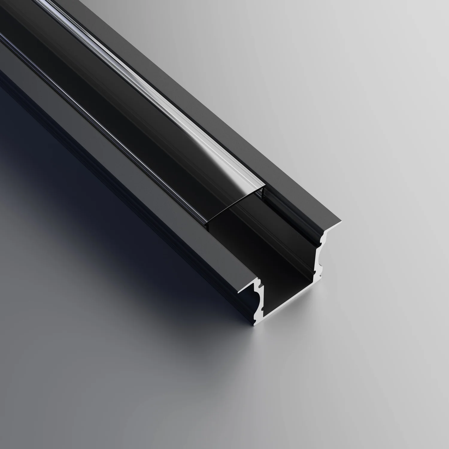 PC Clear Cover for Type 12 and Type 13 LED Channels, 3meter 118inches - Image 4
