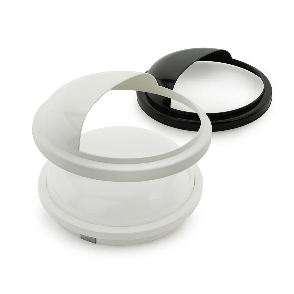 PL-LB-R-20W 8 inch LED Bulk Head Lamp Round 100-277V 20W 3000K(Warm White) White/Black Cover - Image 6