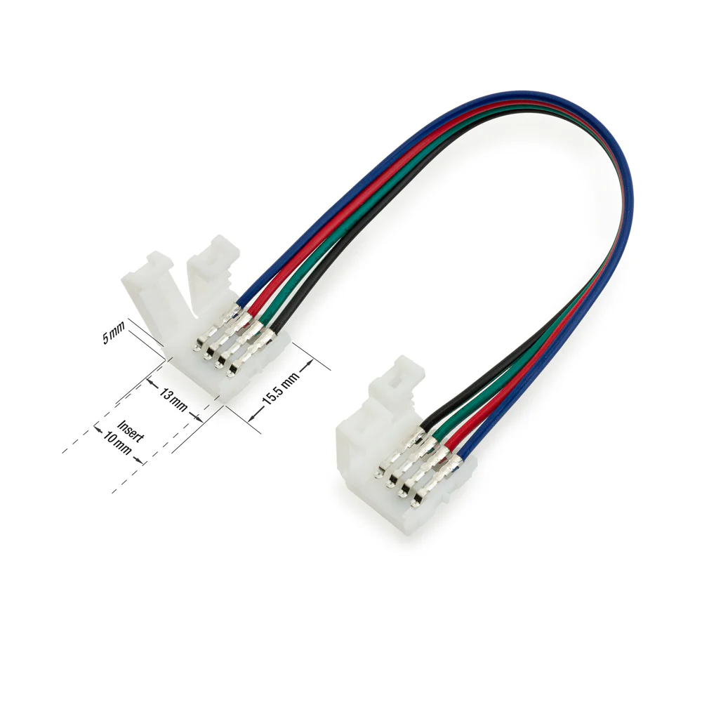 Quick Connector RGB to RGB 10mm LED Strip Connection Solderless - Image 2