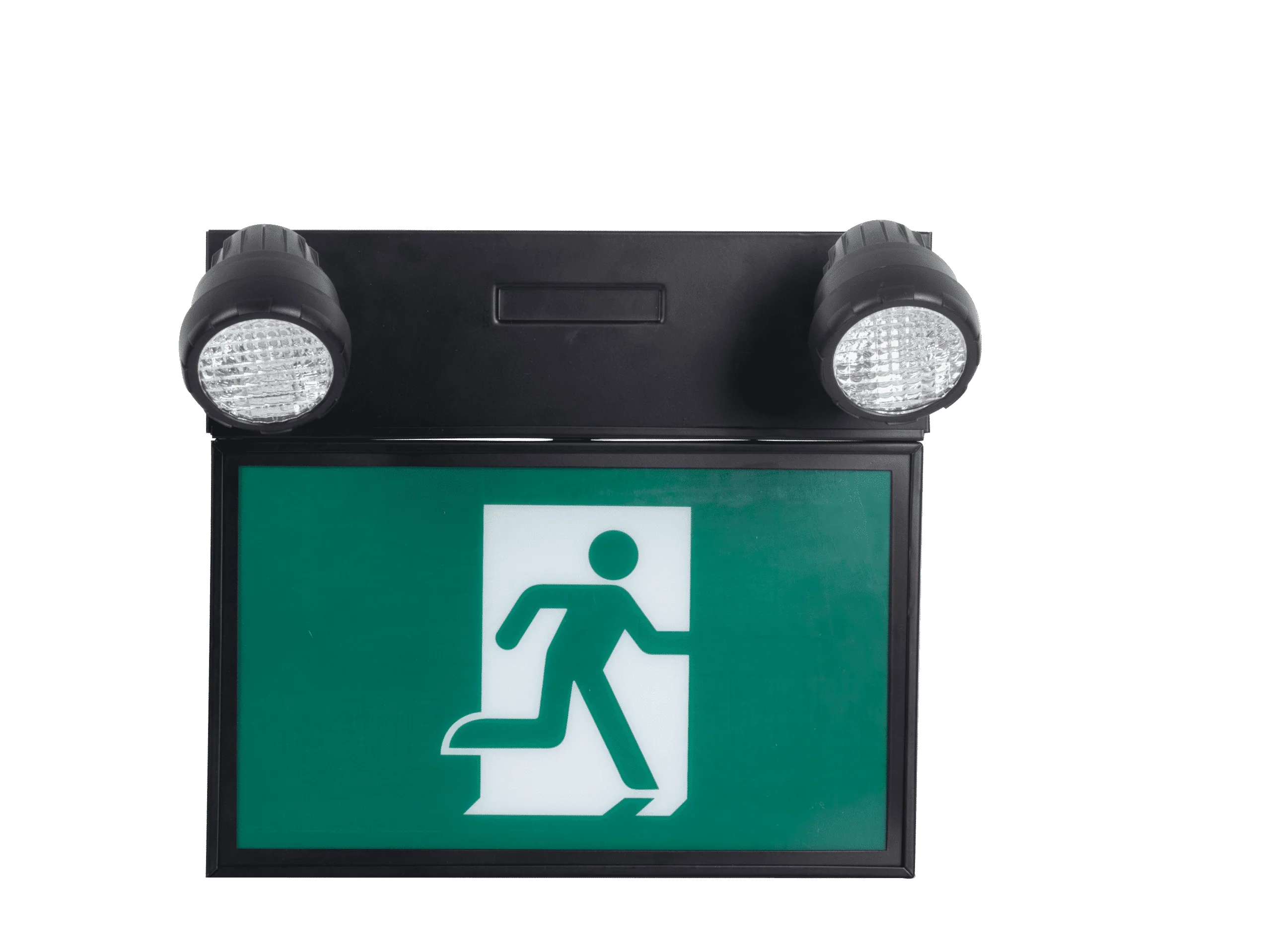 Votatec Remote Capable Steel Emergency Light & Running Man Combo CR-7029B 2x2W 120-347V - Image 4