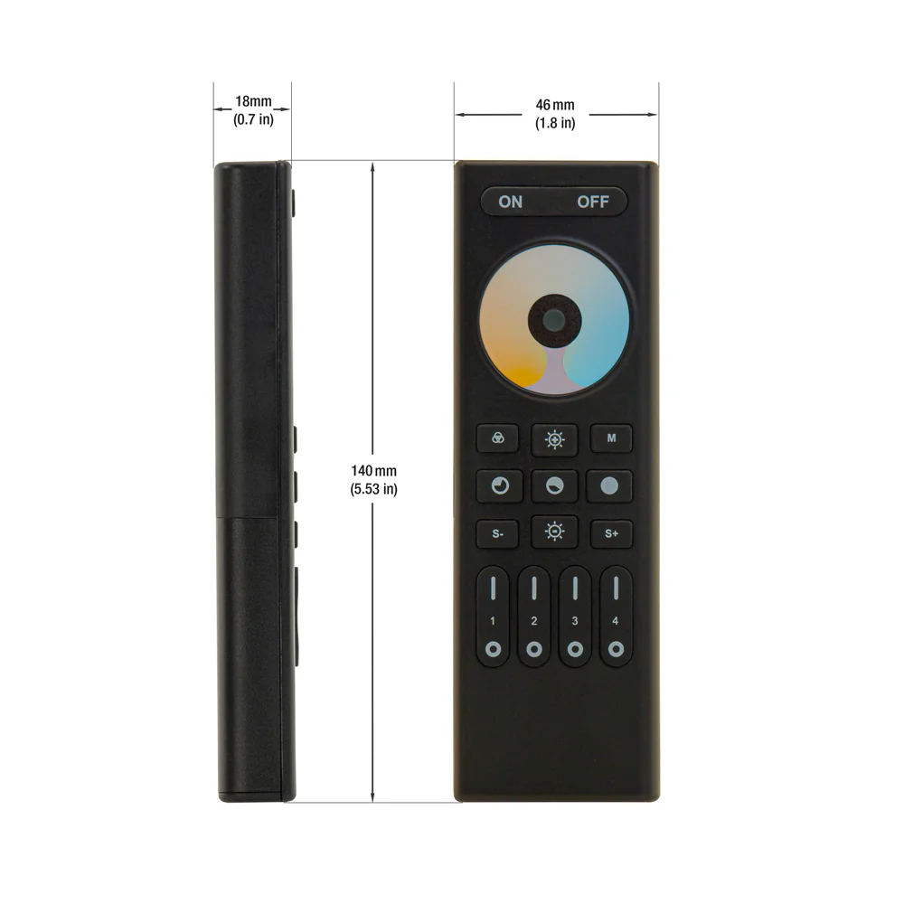 Dim & CCT Remote controller RC02RFB-DIM&CCT - Image 2