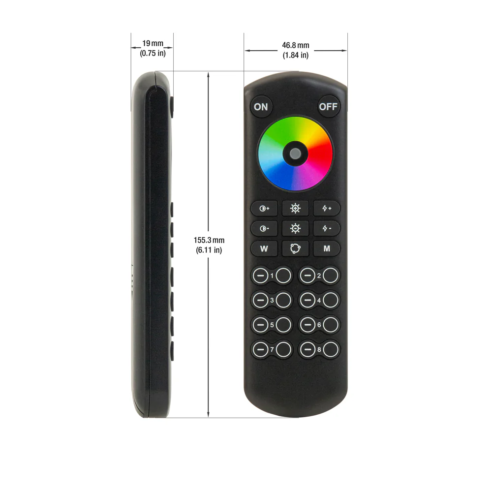 RGBW-RGBCCT Remote controller RC05RFB-RGBWCCT-8Z - Image 2