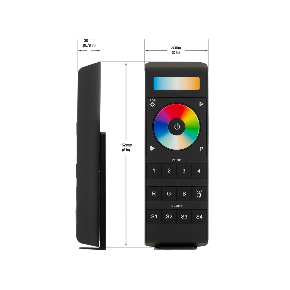 SR-2858Z4-5C, RGB+CCT Remote Controller - Image 2