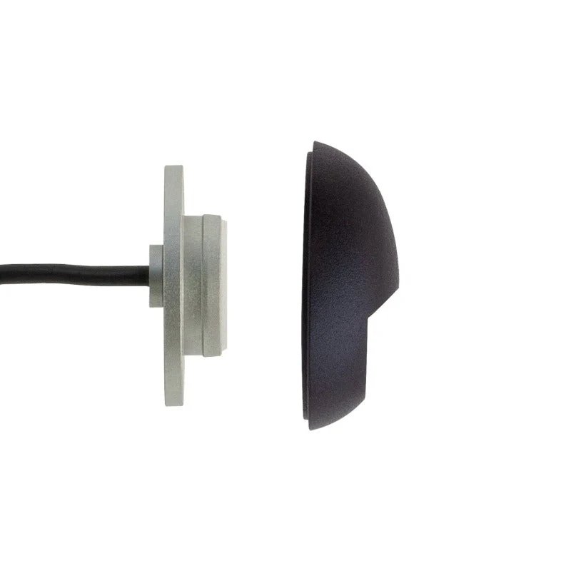 Round Outdoor Dimmable LED Step Light/ Pathway Light Eyelid Trim Black TYPE1 3000K, RGB - Image 4