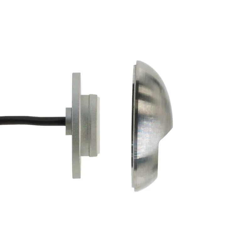 Round Outdoor Dimmable LED Step Light/ Pathway Light Eyelid Trim Stainless Steel TYPE9 3000K, RGB - Image 4