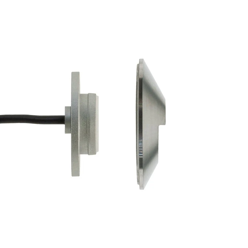 Round Outdoor Dimmable LED Step Light/ Pathway Light Flat Bevel Trim Stainless Steel TYPE4 3000K, RGB - Image 3