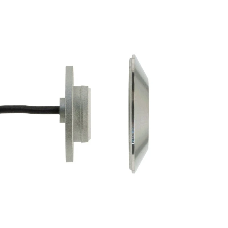 Round Outdoor Dimmable LED Step Light/ Pathway Light Flat Bevel Trim Stainless Steel TYPE5 3000K, RGB - Image 4