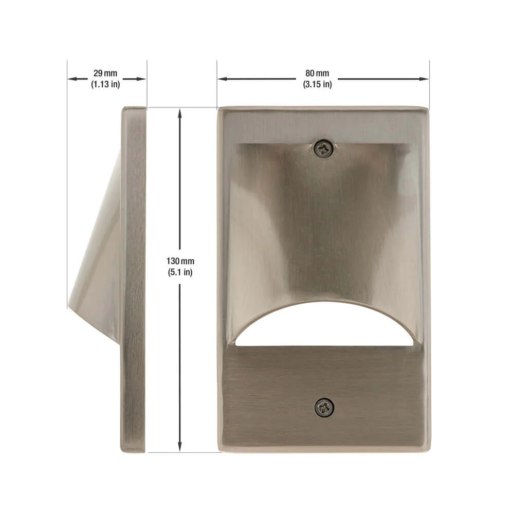 RT05HV Single Gang LED Step Light/ Pathway Light, 100-240V or 12V 2W 3000K(Warm White) - Image 2