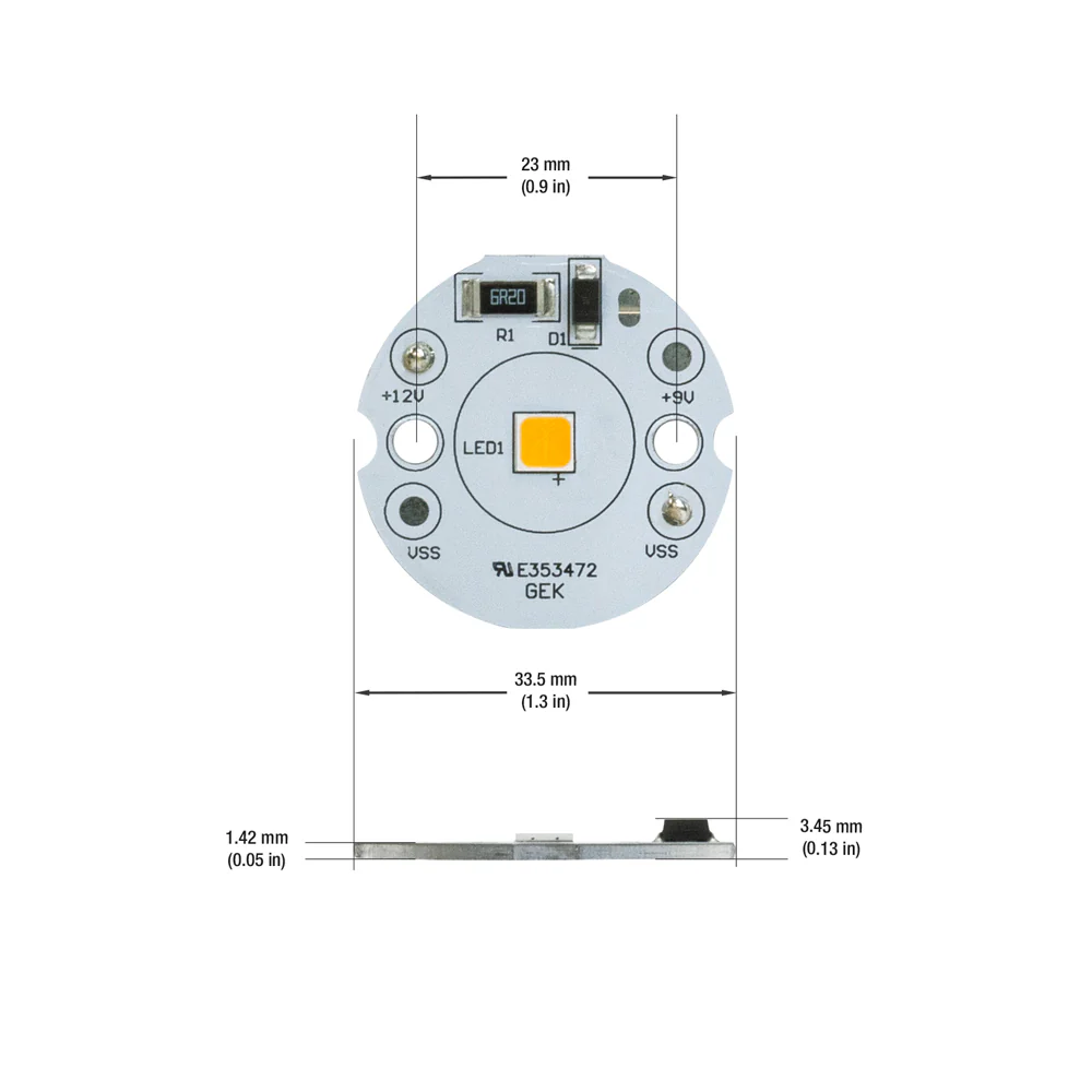 Single SMD Module 5W 12V With 6 inch Wire CCT(2.4K, 2.7K, 3K, 3.5K, 4K, 5K) - Image 2