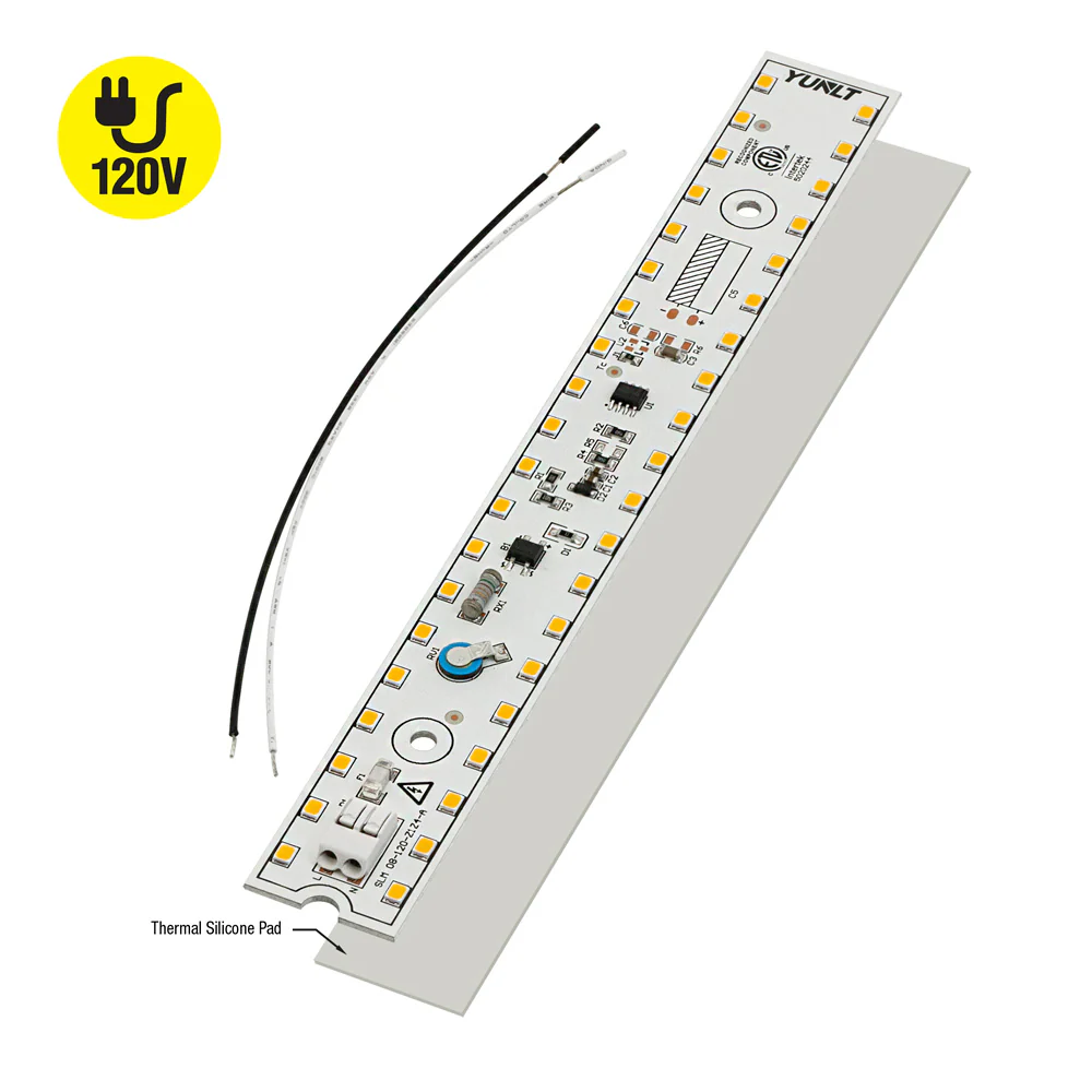 8 inch Slim LED Module Driverless Engine SLM 08-008W-930-120-S3-Z1A, 120V 8W 3000K(Warm White) - Image 4