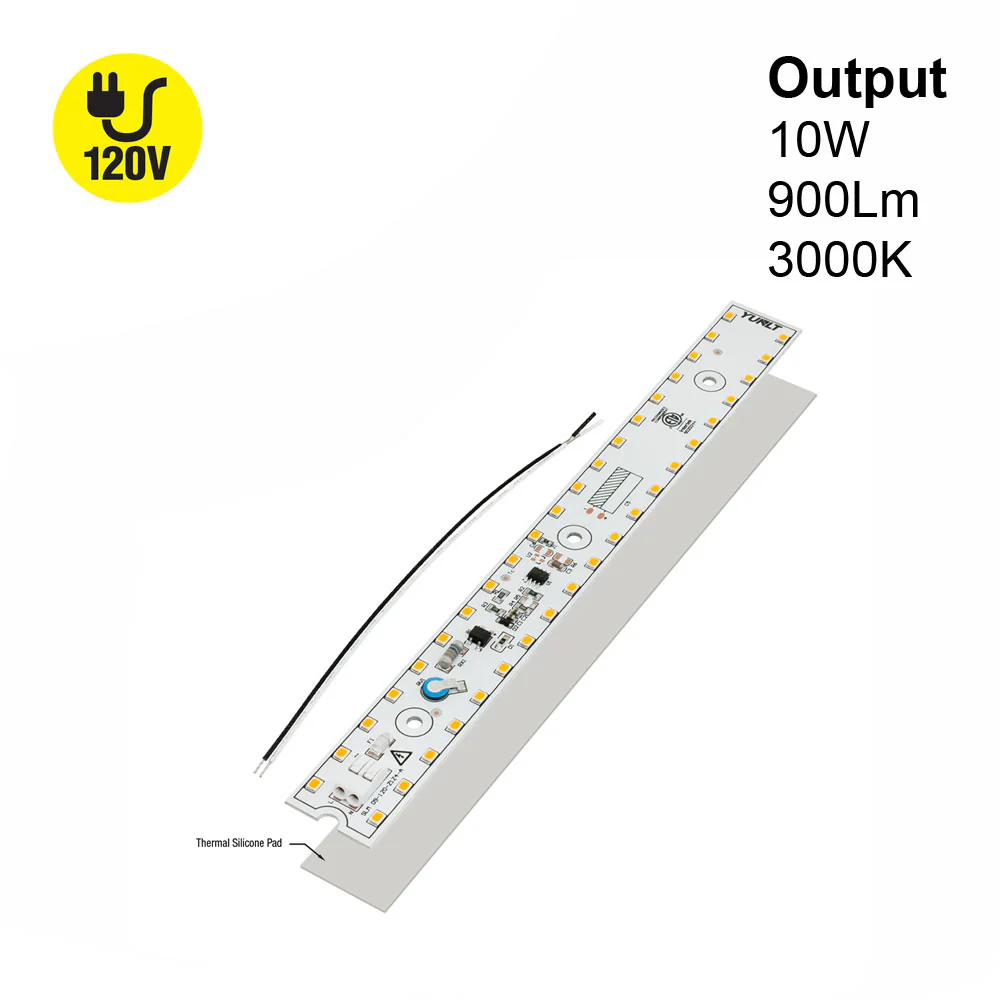 9 inch Slim LED Module Driverless Engine SLM 09-010W-930-120-S3-Z1A, 120V 10W 3000K(Warm White)
