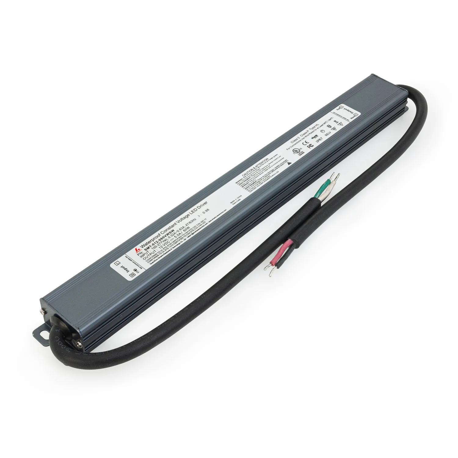 Smart Super Slim SMT-012-060VWSW Dimmable LED Driver, 12V 5A 60W - Image 2