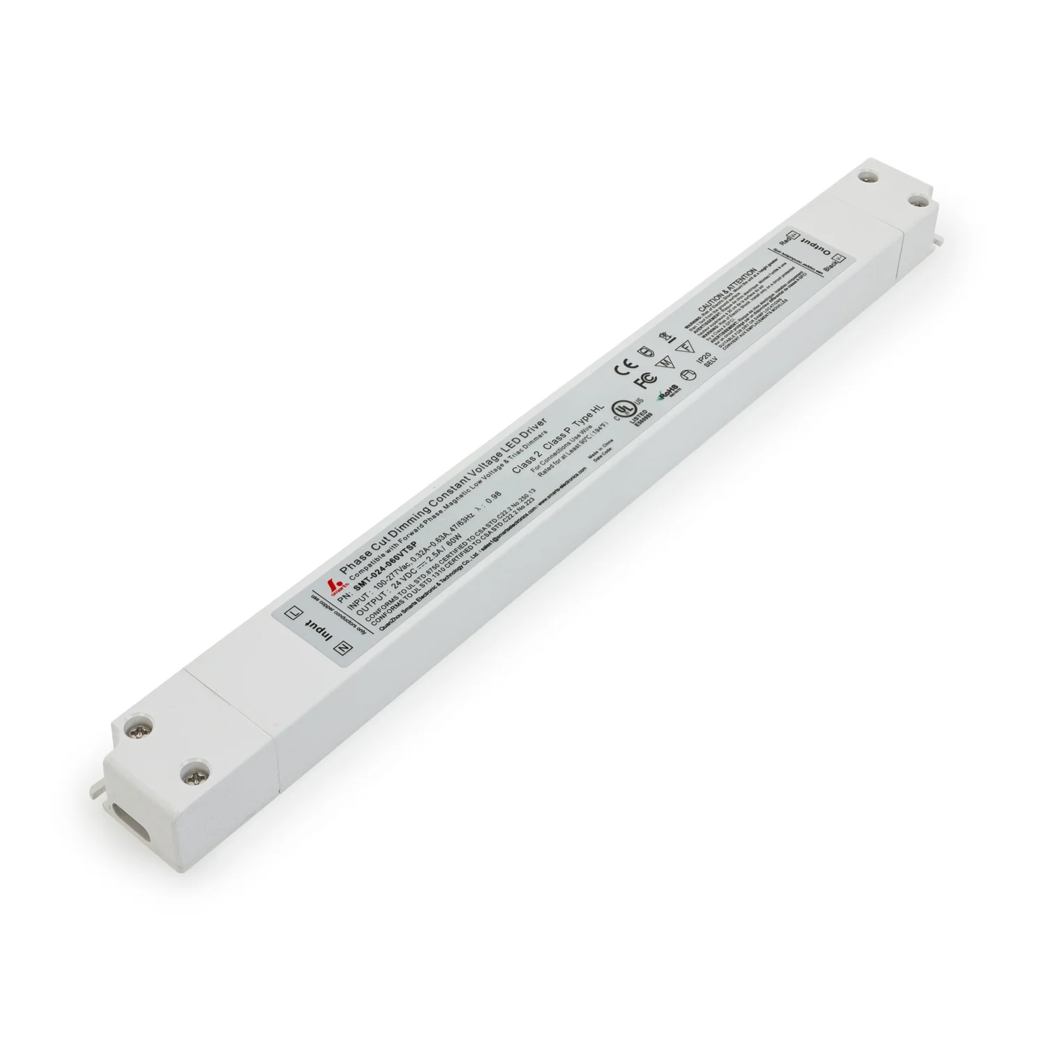 Smart Super Slim SMT-024-060VTSP Dimmable LED Driver, 24V 2.5A 60W - Image 2