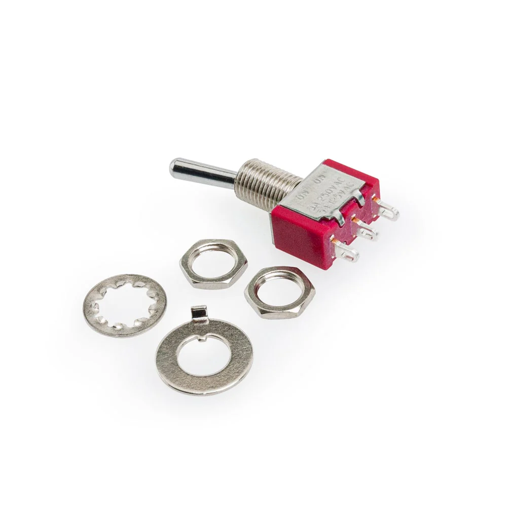 SPDT Toggle Switch 5A 125VAC On-On (Pack of 2) - Image 2